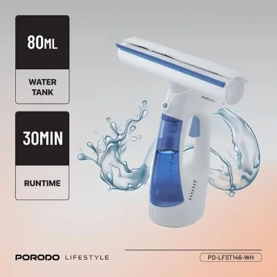 Porodo Lifestyle Handheld Window Cleaner - White